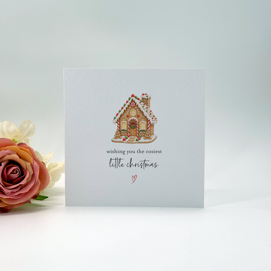 Gingerbread House Cosiest Christmas Card