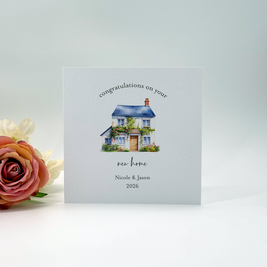 New Home Personalised Card 2026