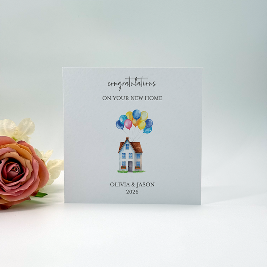 Personalised New Home Card 2026