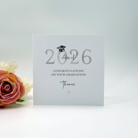 Class of 2026 Personalised Graduation Card