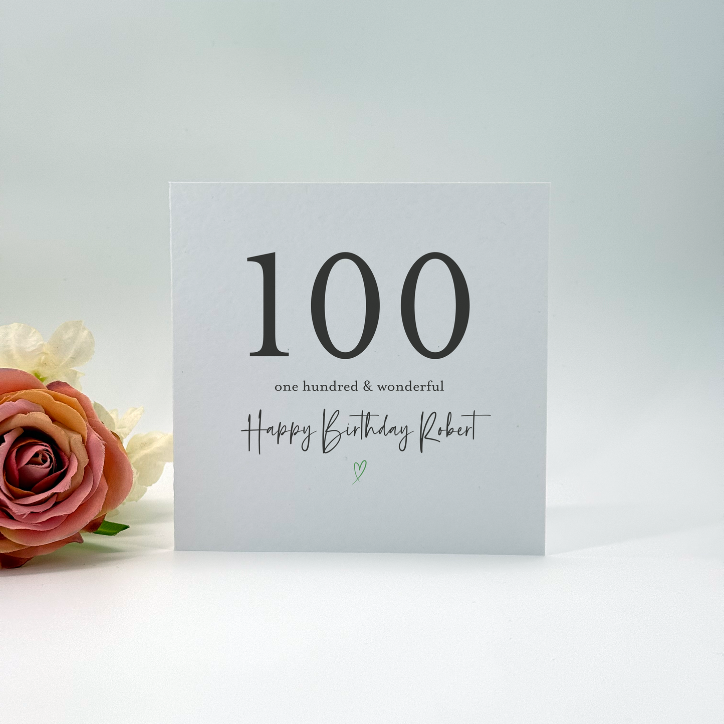 One Hundred & Wonderful 100th Birthday Card