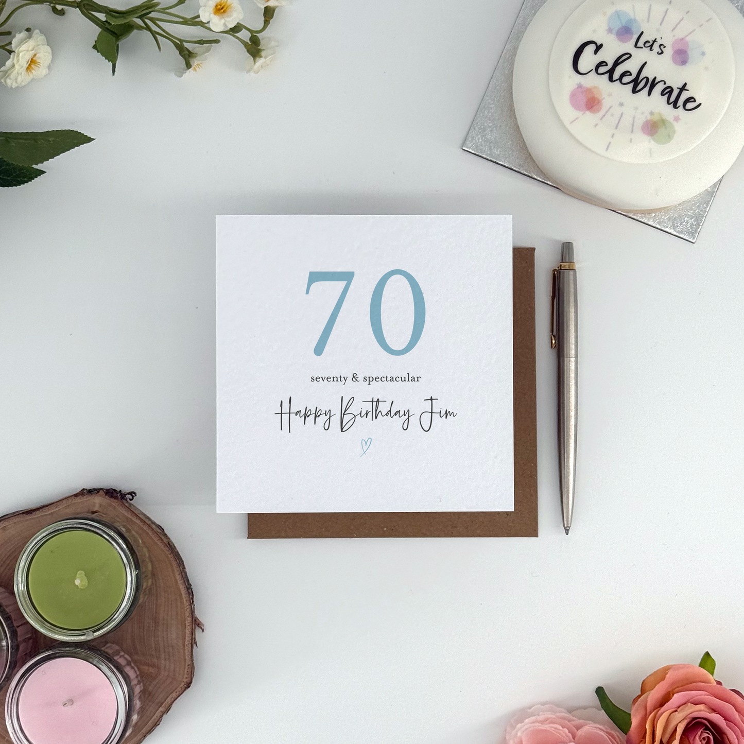 Seventy & Spectacular 70th Birthday Card