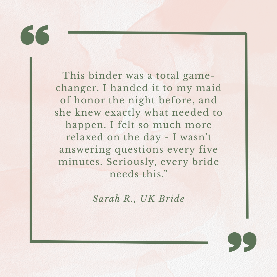 Digital Wedding Planner Binder (Canva Template)