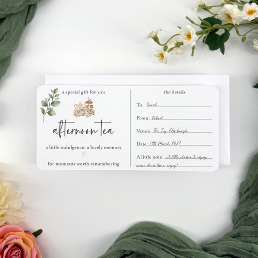 Afternoon Tea Experience Gift Voucher
