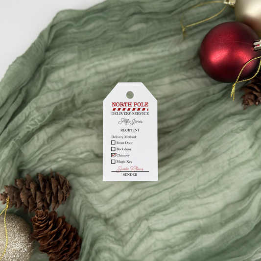 Personalised Christmas Gift Tags - Magical Santa Delivery Tags