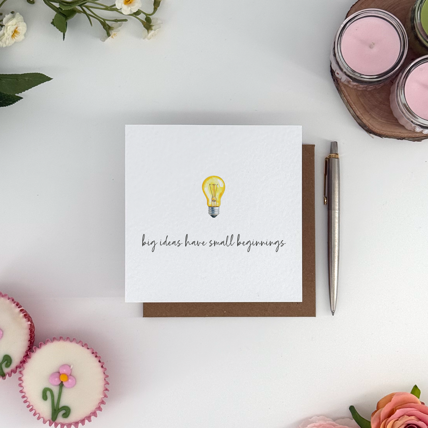 Big Ideas, Small Beginnings Encouragement Card