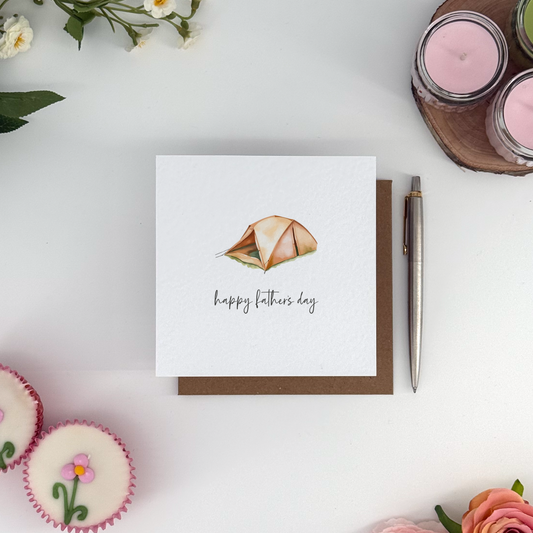 Happy Father’s Day Camping Card
