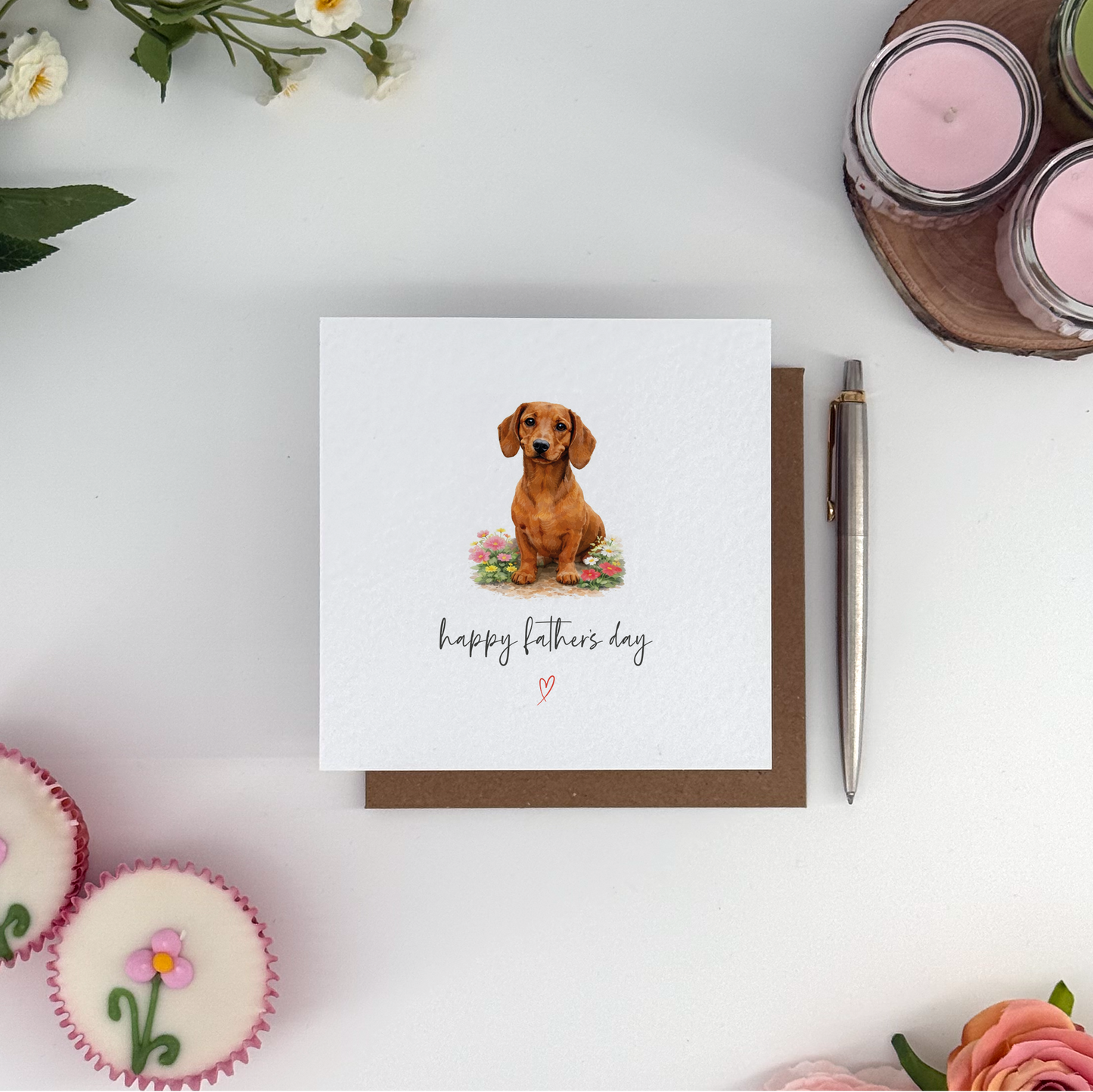 Dachshund Father's Day Card - Dog Dad Card