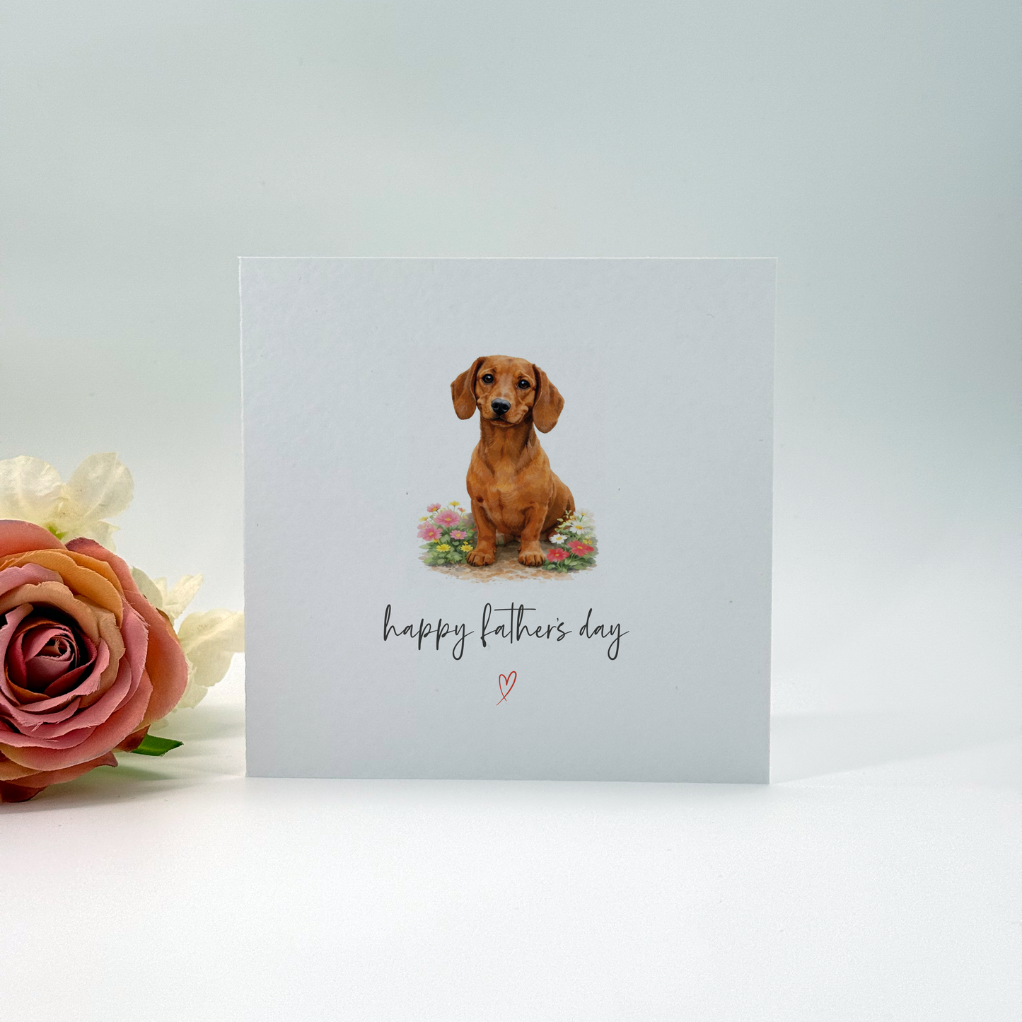 Dachshund Father's Day Card - Dog Dad Card