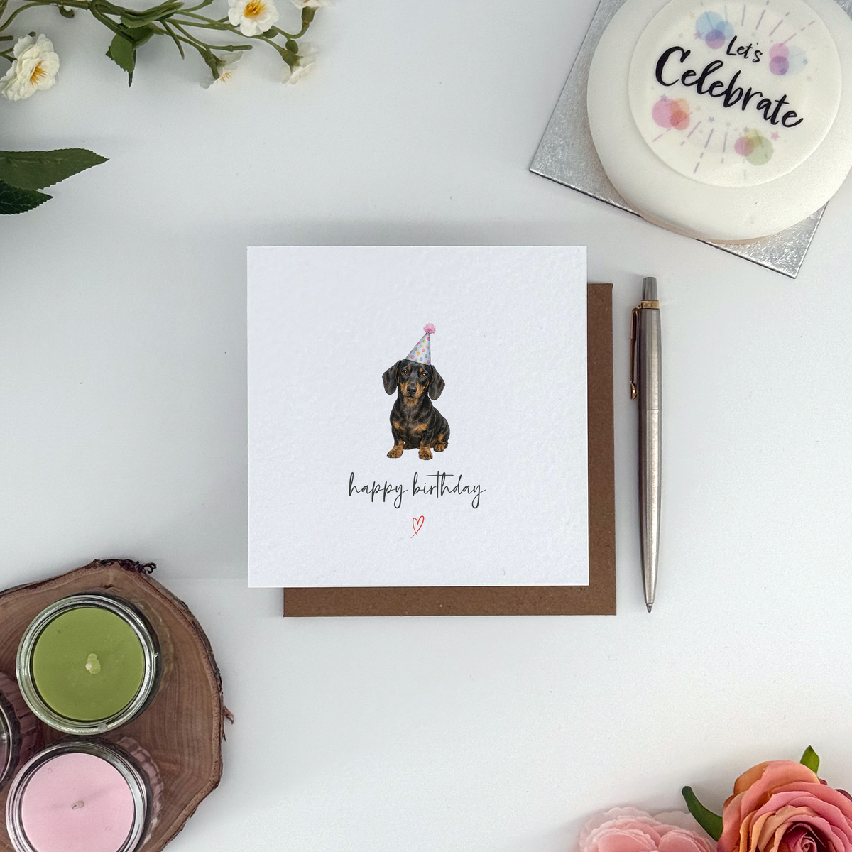 Dachshund Birthday Card