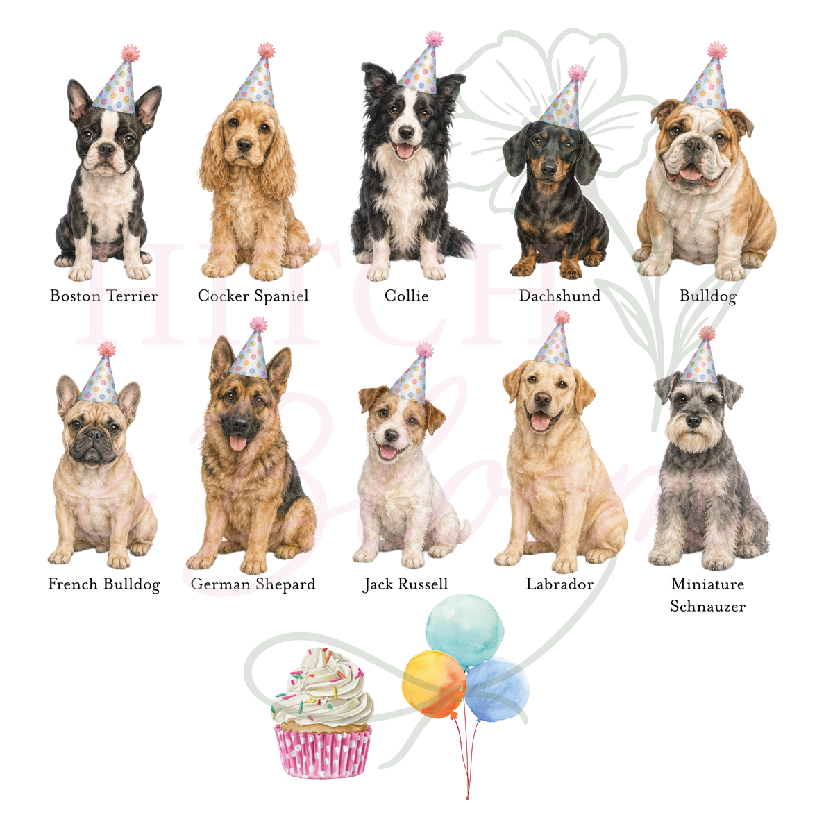 Personalised Dog Birthday Card
