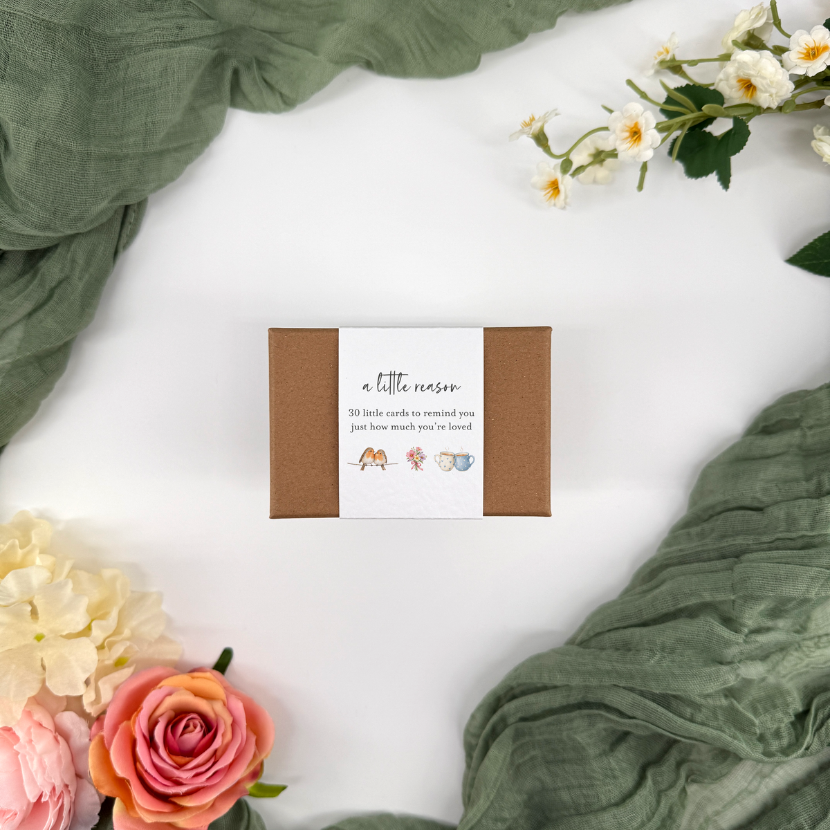 Personalised A Little Reason - 30 Reasons I Love You Cards For Partner