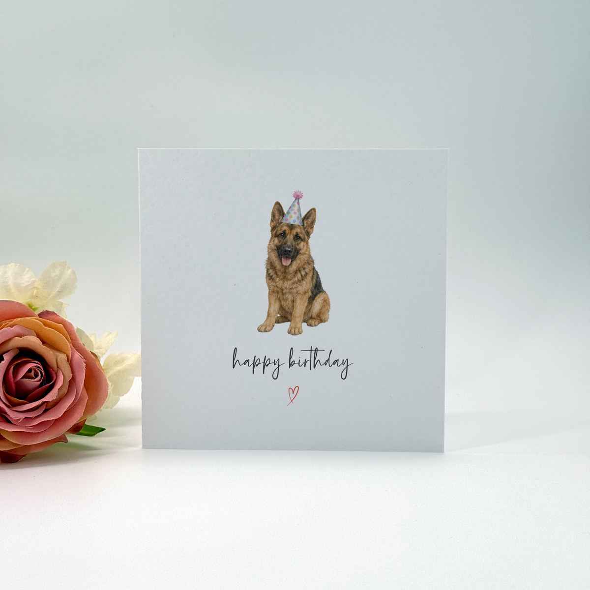 German Shepard Birthday Card