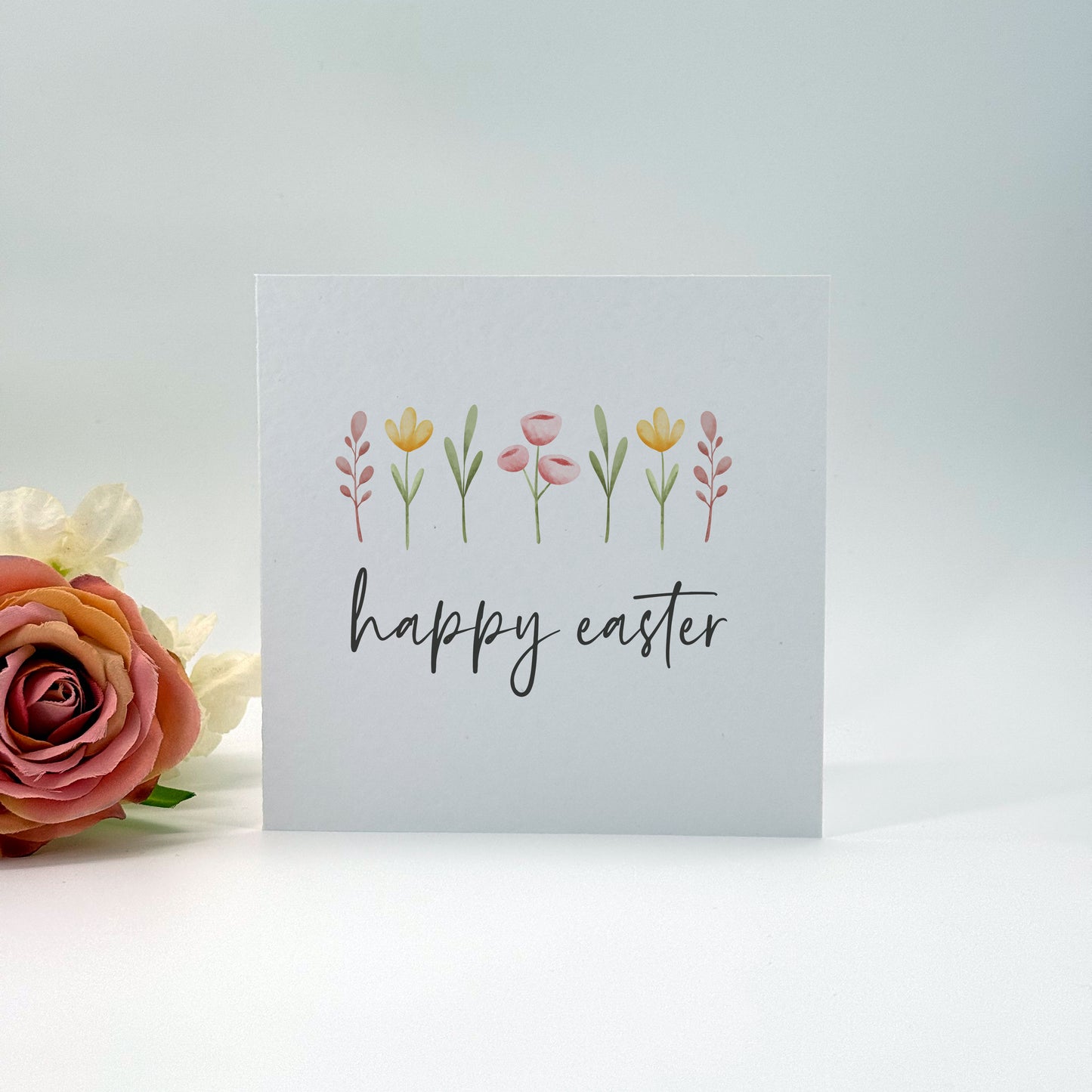 Happy Easter Flower Card