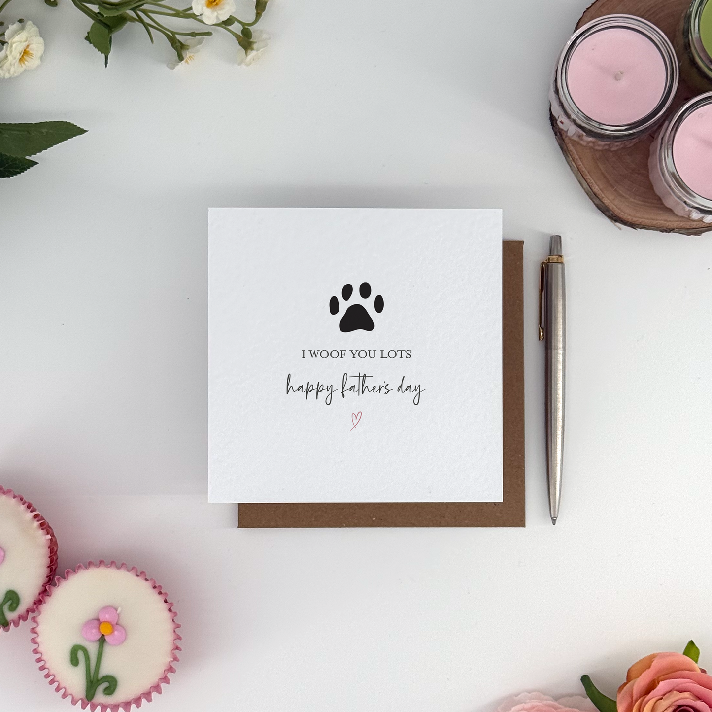 I Woof You Lots Father's Day Card