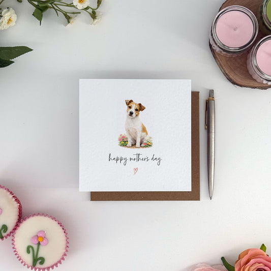 Jack Russell Mother's Day Card - Dog Mum Card