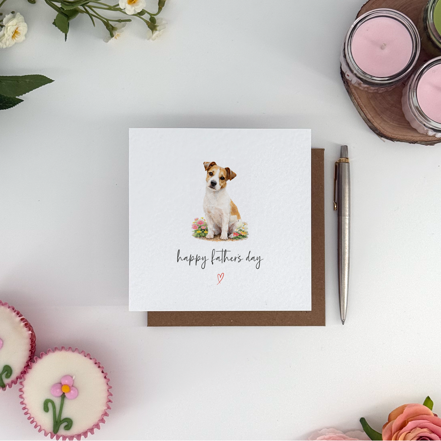 Jack Russell Father's Day Card - Dog Dad Card