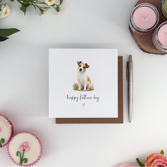 Jack Russell Father's Day Card - Dog Dad Card