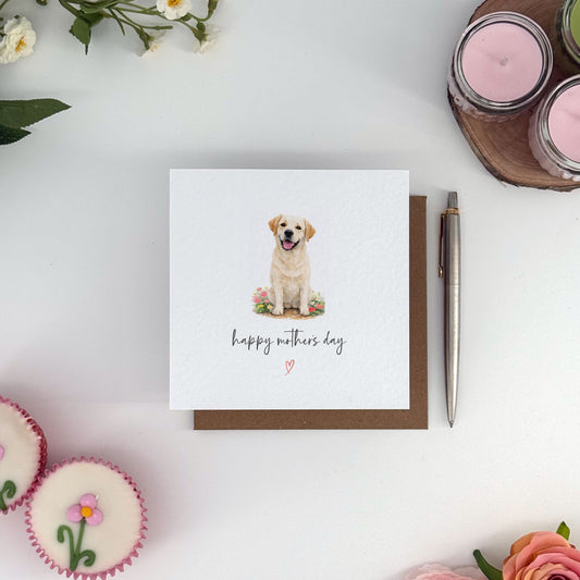 Labrador Retriever Mother's Day Card - Dog Mum Card