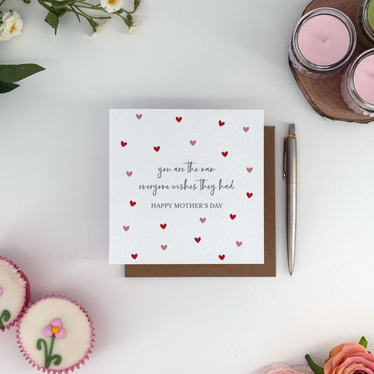 You Are the Nan Everyone Wishes They Had - Romantic Heart Design