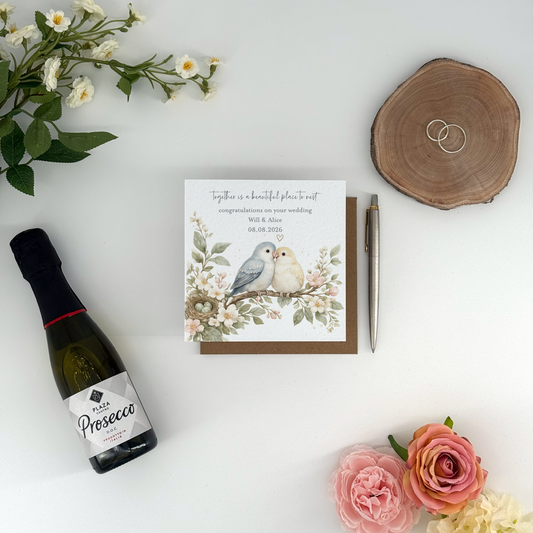 Personalised Wedding Congratulations Card