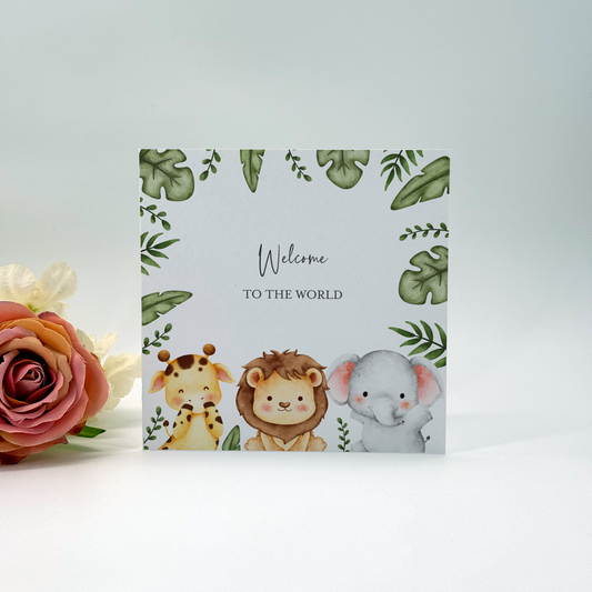 Welcome To The World Safari Card
